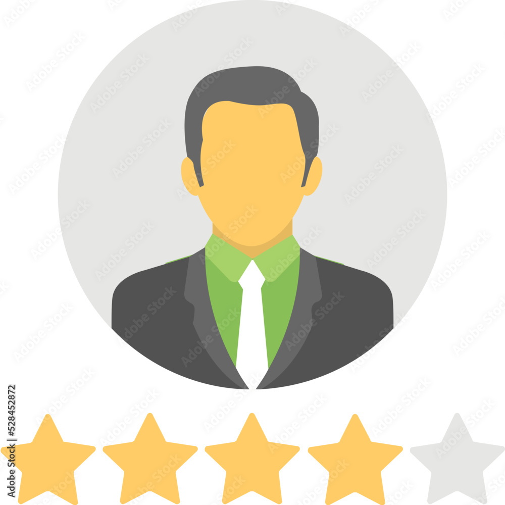 Rating Vector Icon Rating Vector Icon