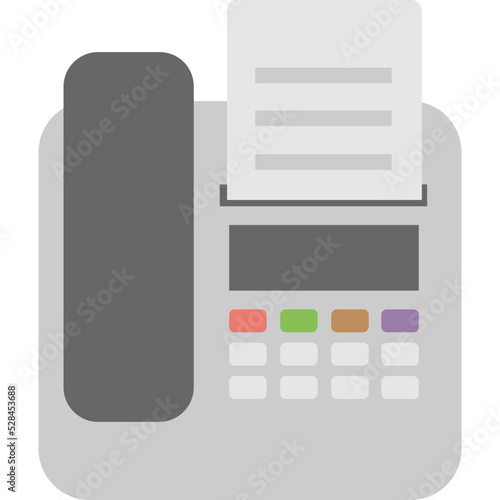 Fax Machine Vector Icon