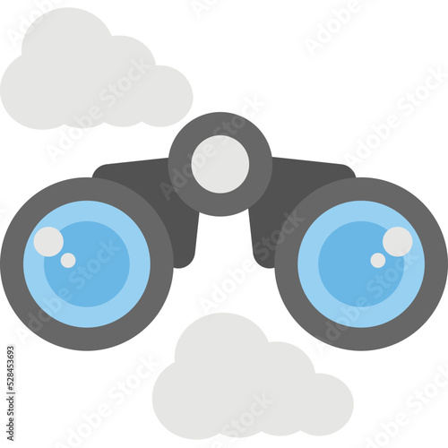 Binocular Vector Icon