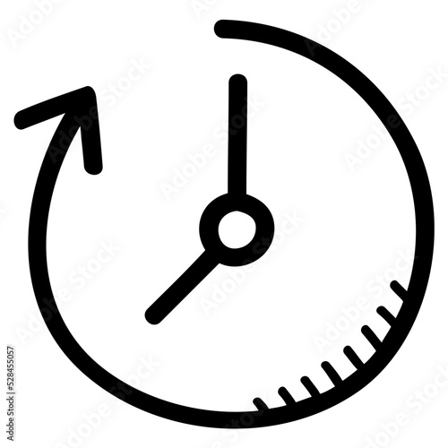 Clockwise Vector Icon