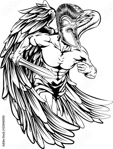 Angel with sword
