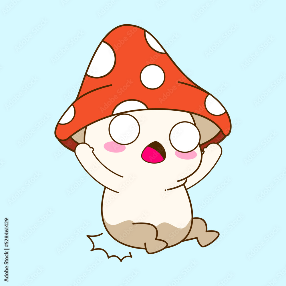 cute little mushroom vector illustration cute little mushroom vector illustration