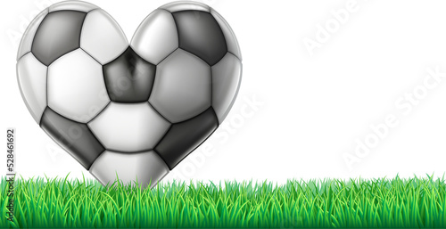 Heart shaped football ball