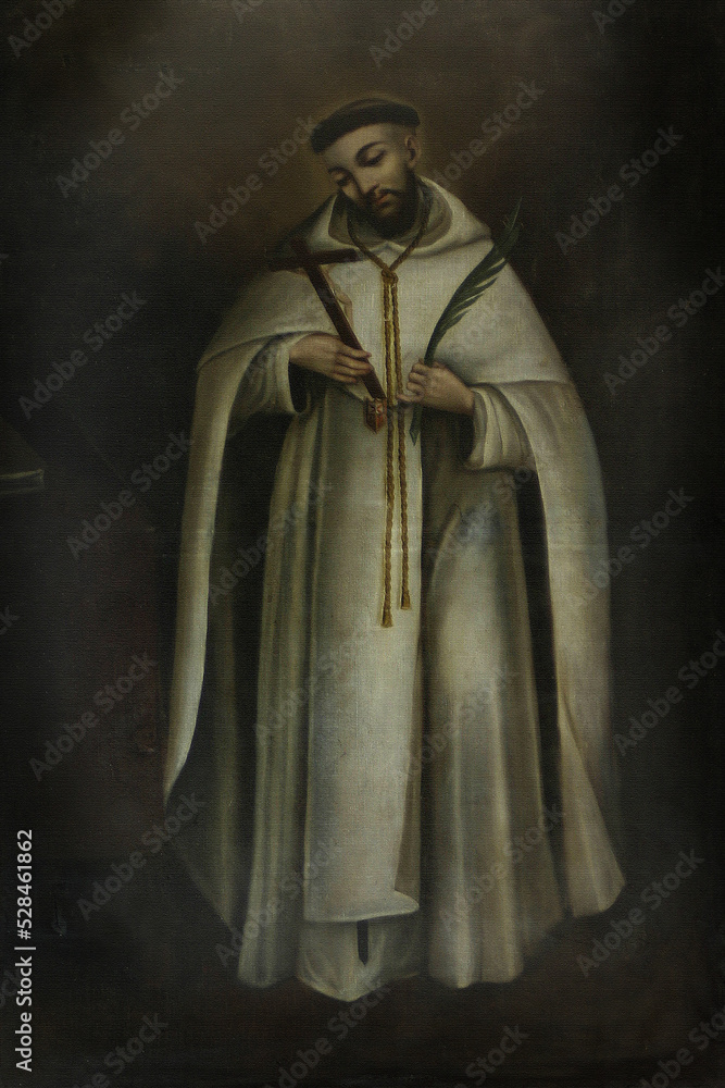 Naklejka premium Arte Sacro, San Ignacio de Loyola, Templo de La Merced, San Cristóbal de las Casas, Chiapas, México