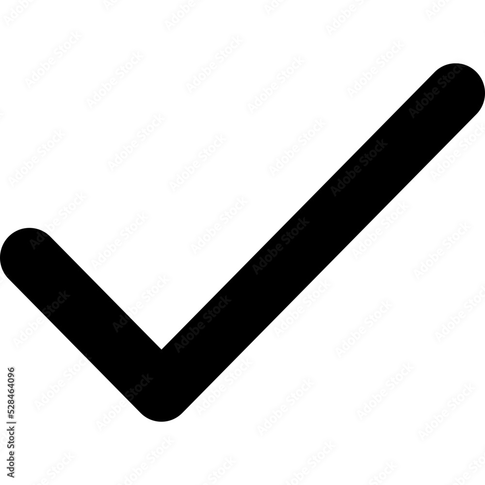 Checkmark Isolated Vector Icon
Checkmark Isolated Vector Icon