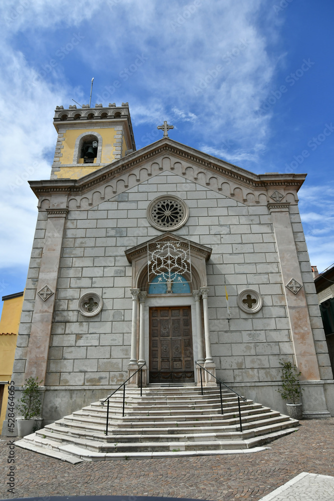 A small church in Castelgrande, a rural village in the province of Potenza in Basilicata, Italy.