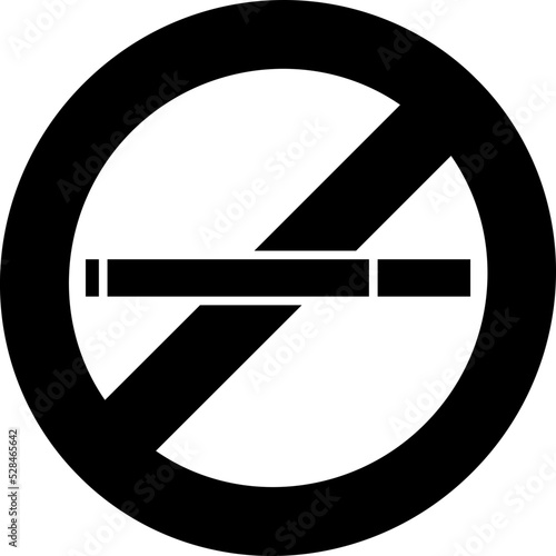 No smoking Isolated Vector Icon
