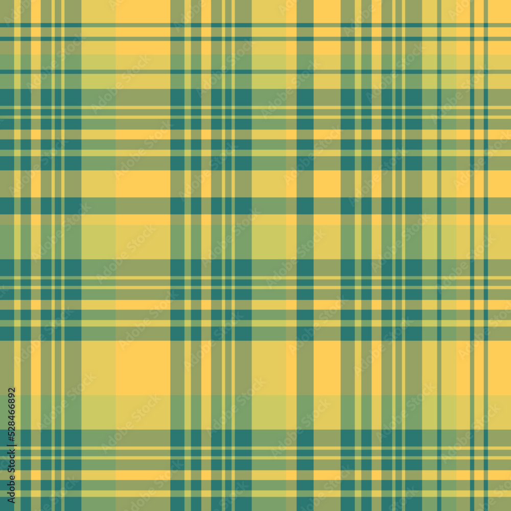 Seamless pattern in simple green and yellow colors for plaid, fabric, textile, clothes, tablecloth and other things. Vector image. Seamless pattern in simple green and yellow colors for plaid, fabric, textile, clothes, tablecloth and other things. Vector image.