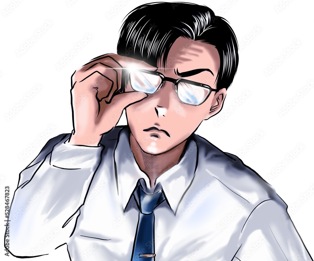 先生 イラスト イケメン
