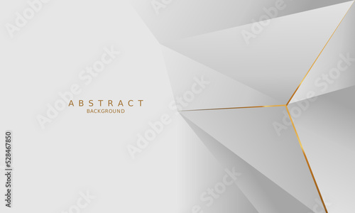 white luxury premium background and gold line.