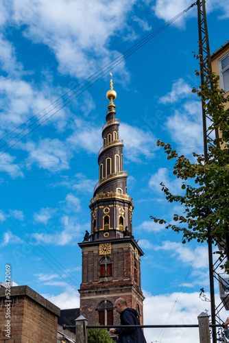 Copenhagen  Denmark  The corkscrew spire of the Our Saviour Church