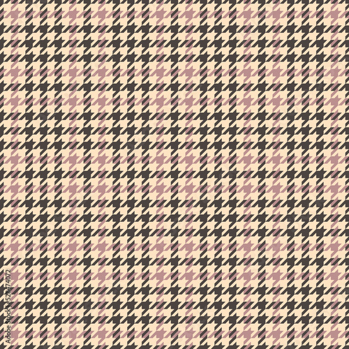 Goose foot. Houndstooth tartan tweed