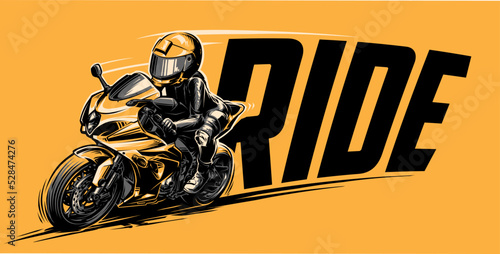 Vector Motorbike Racer