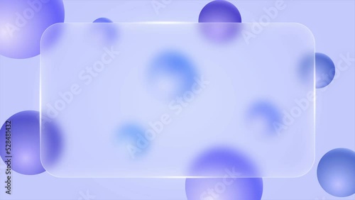 Glassmorphism Trendy Motion Graphics Background