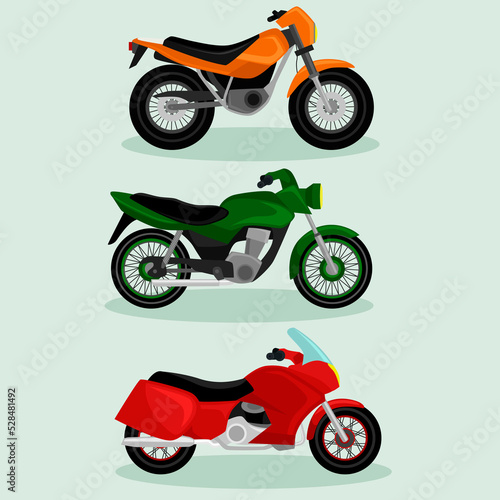 set of bikes