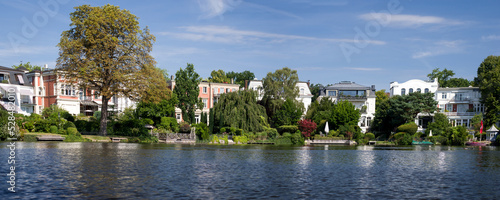 Hamburg Winterhude Rondeel Panorama Sommer