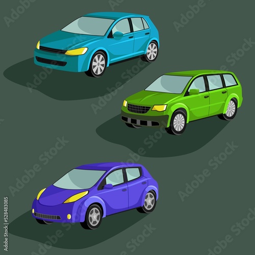 set of cars