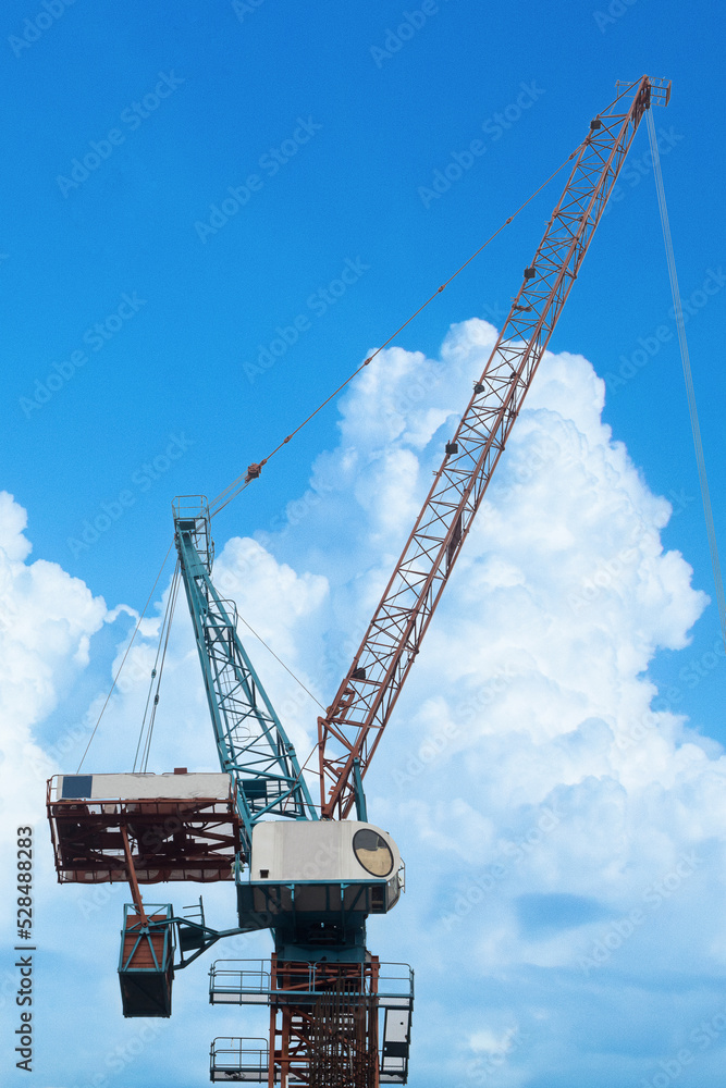 Crawler Crane in construction site Crawler Crane in construction site