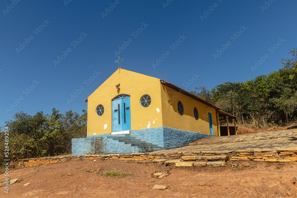 church in the city of Sao Tome das Letras, State of Minas Gerais, Brazil