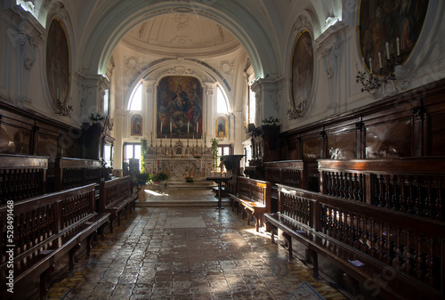 interior of a church in Forio Ischia © ciroorabona