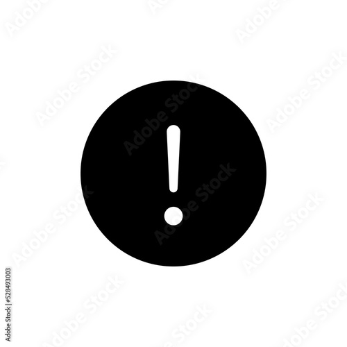 Alert fill icon vector png isolated on white background