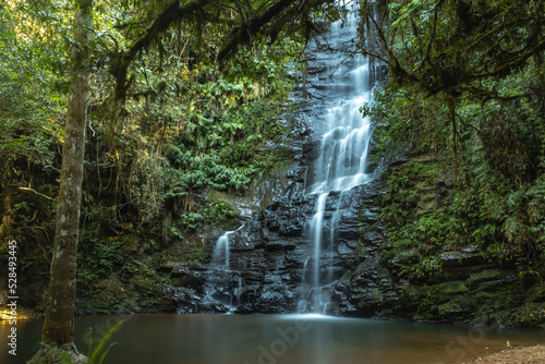 waterfall in the city of Sao Tome das Letras  State of Minas Gerais  Brazil
