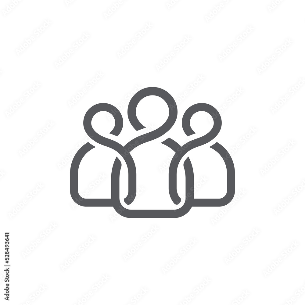 people icon linear, team leader icon, team leader icon illustration, team leader vector icon simple and modern linear design. Flat symbol people icon linear, team leader icon, team leader icon illustration, team leader vector icon simple and modern linear design. Flat symbol