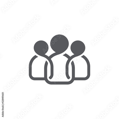 people icon linear, team leader icon, team leader icon illustration, team leader vector icon simple and modern linear design. Flat symbol