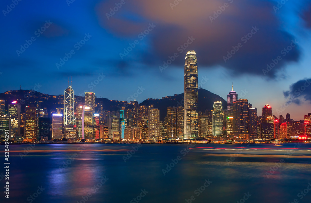 Hong Kong Skyline, Victoria Harbour Hong Kong Skyline, Victoria Harbour