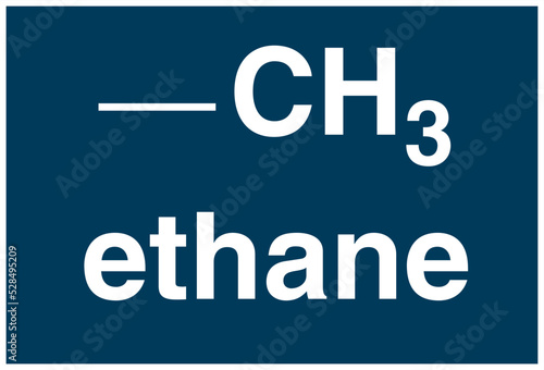 Ethane (C2H6) is a two-carbon alkane that, at standard temperature and pressure, is a colorless, odorless gas.