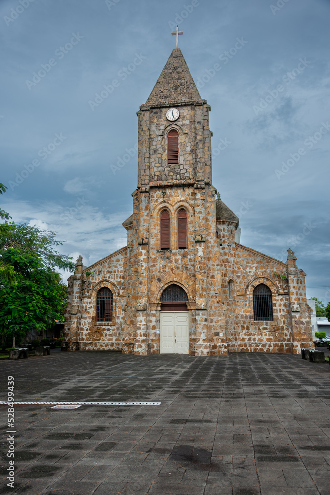 Old stone church in Puntarenas Costa Rica