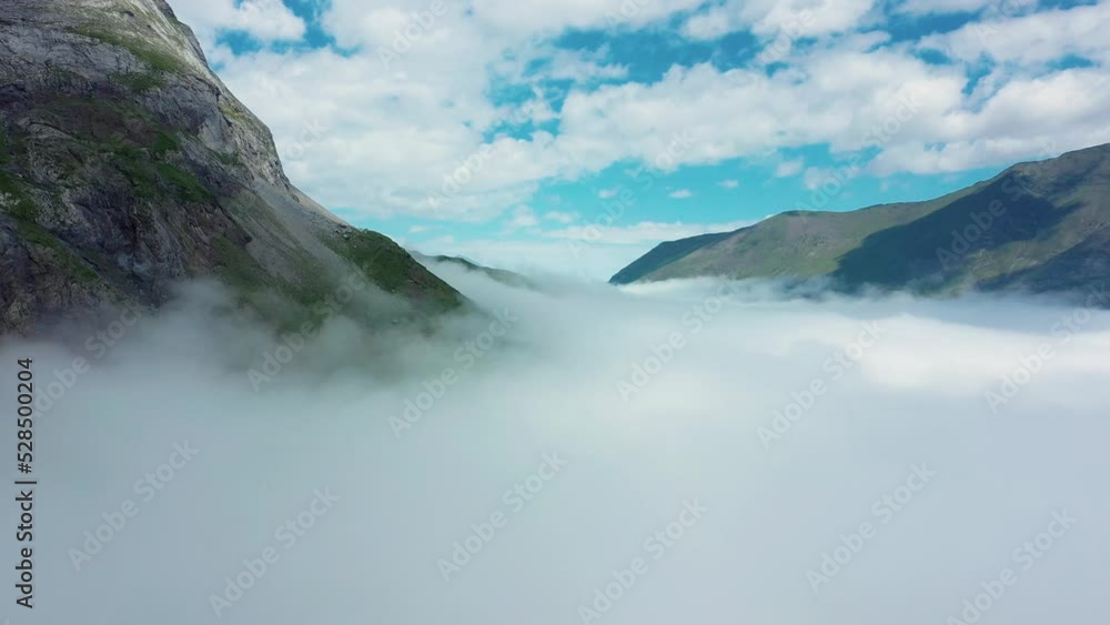 4k beautiful shot of the mountains above the clouds 4k beautiful shot of the mountains above the clouds
