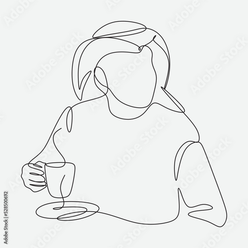 araian man with cup of coffee