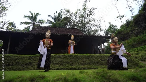 Kulon Progo, Yogyakarta, Indonesia 6 September 2022 : Sendratari Sugriwa Subali is a traditional Dance in Jatimulyo, Kulon Progo, Yogyakarta photo