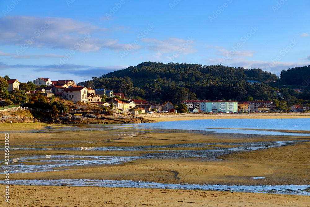 Aldan Bay, in Pontevedra, Galicia, Spain