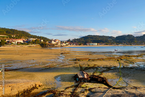 Aldan Bay, in Pontevedra, Galicia (Spain)
