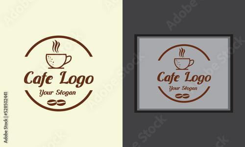 Cafe restaurant ,coffee shop logo, design ,vector vintage, modern trendy, coffee iconic, unique logo,