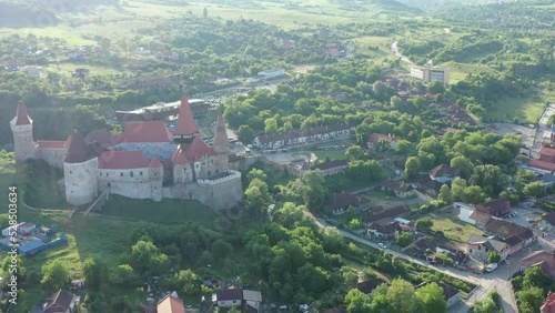 Corvin Castle în Hunedoara în Romania	 photo