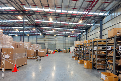 Interior of logistics wareh...
