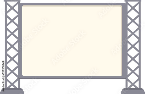 Cinema theater icon cartoon vector. Car screen. Drive outdoor