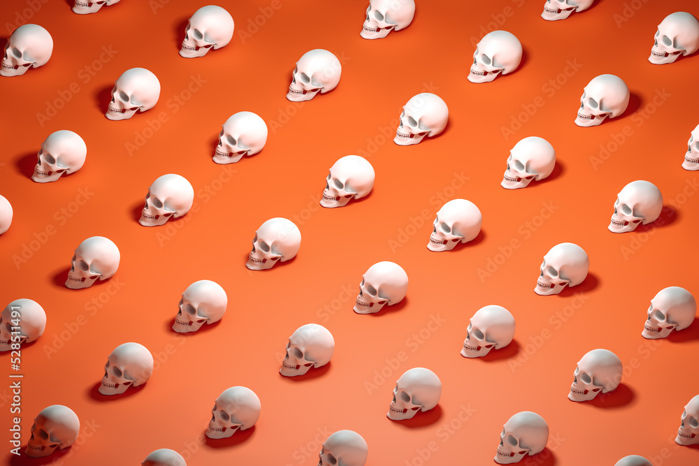 Background with skulls for Halloween Background with skulls for Halloween