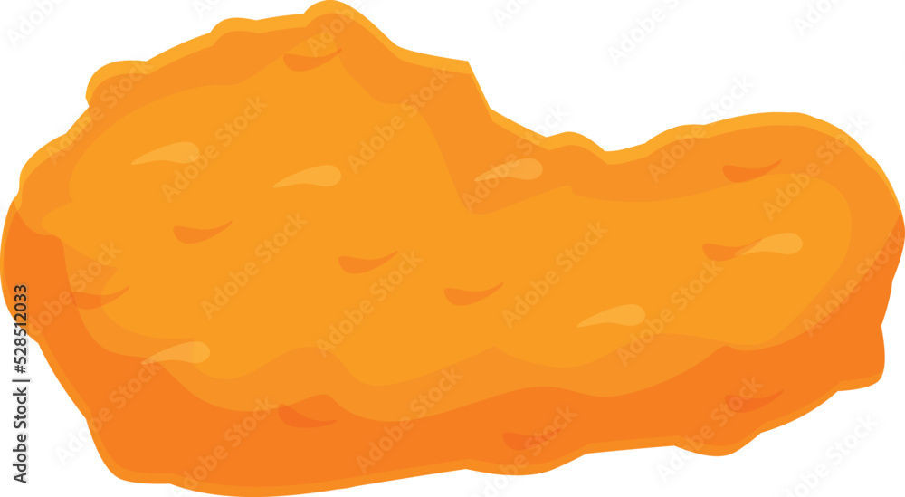 Restaurant nugget icon cartoon vector. Fast food. Hot meat Restaurant nugget icon cartoon vector. Fast food. Hot meat