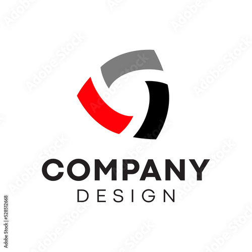 Graphic symbol, design, logo template for a new company, business style