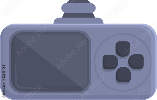 Video recorder icon cartoon vector. Car camera. Dashcam dvr