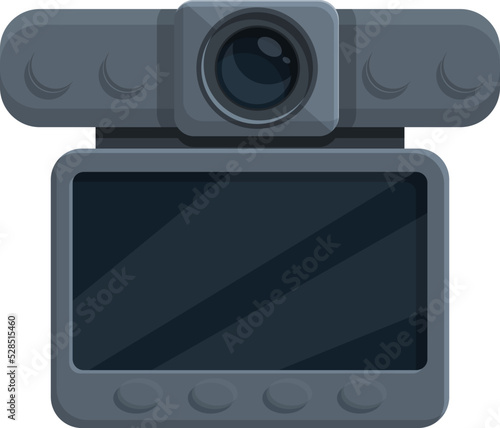 Movie dvr icon cartoon vector. Video recorder. Car drive