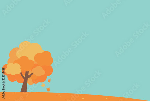 背景イラスト_秋の背景