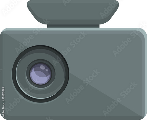 Media lens dvr icon cartoon vector. Video recorder. Digital device
