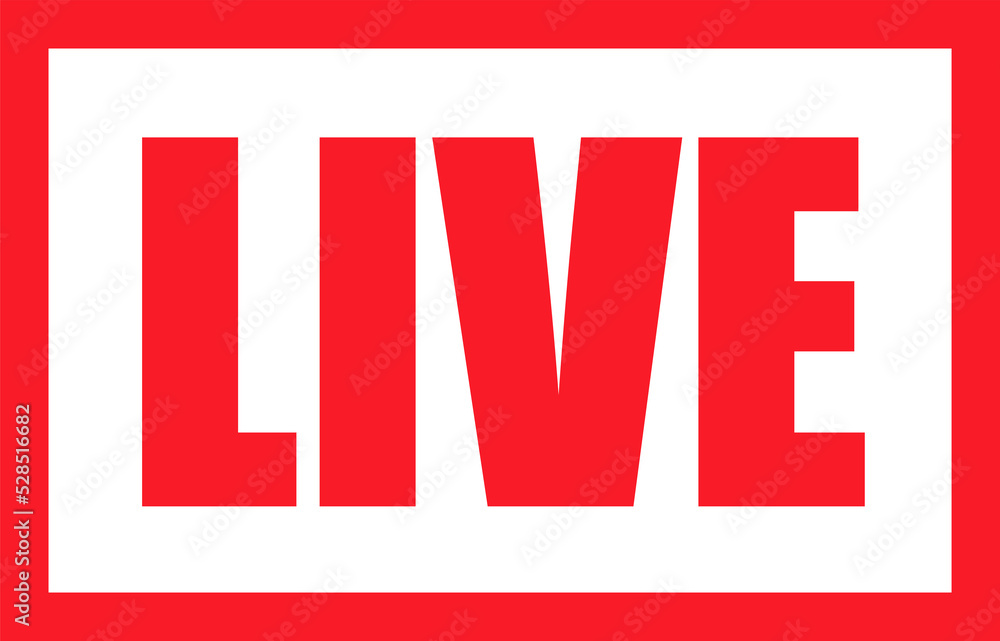 Obraz premium Live streaming frame