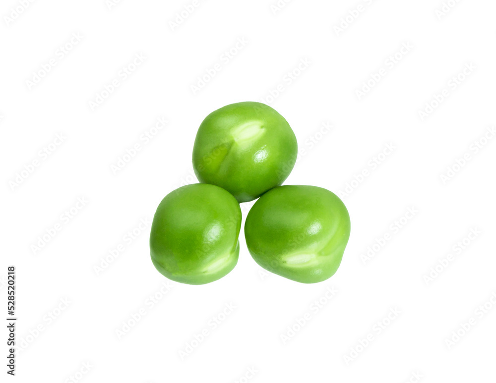 Green peas isolated on white Green peas isolated on white