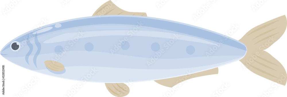Mackerel icon cartoon vector. Fish food. Sardine sea Mackerel icon cartoon vector. Fish food. Sardine sea
